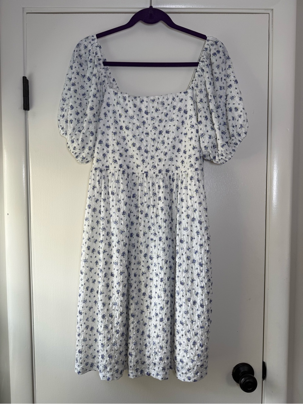 Arula Delicate Floral Babydoll Dress Romantic Cottagecore Coquette Soft Girl